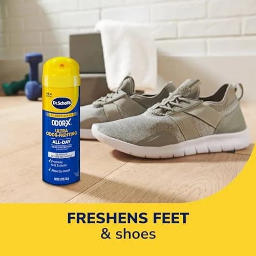 Dr. Scholl's Odor-X Odor-Fighting Spray Powder 138.9ml (4.7 Fl Oz) | All-Day Odor Protection & Sweat Absorption thumbnail 4