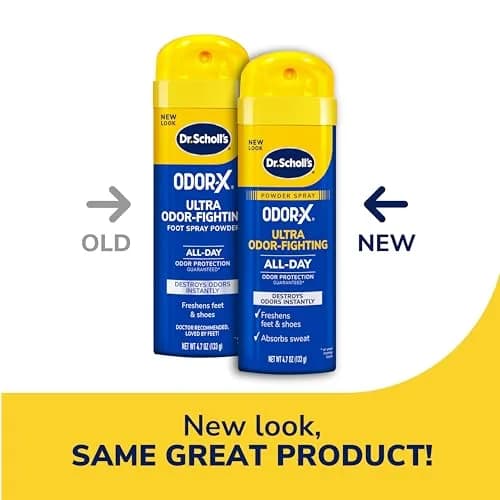 Dr. Scholl's Odor-X Odor-Fighting Spray Powder 138.9ml (4.7 Fl Oz) | All-Day Odor Protection & Sweat Absorption thumbnail 2