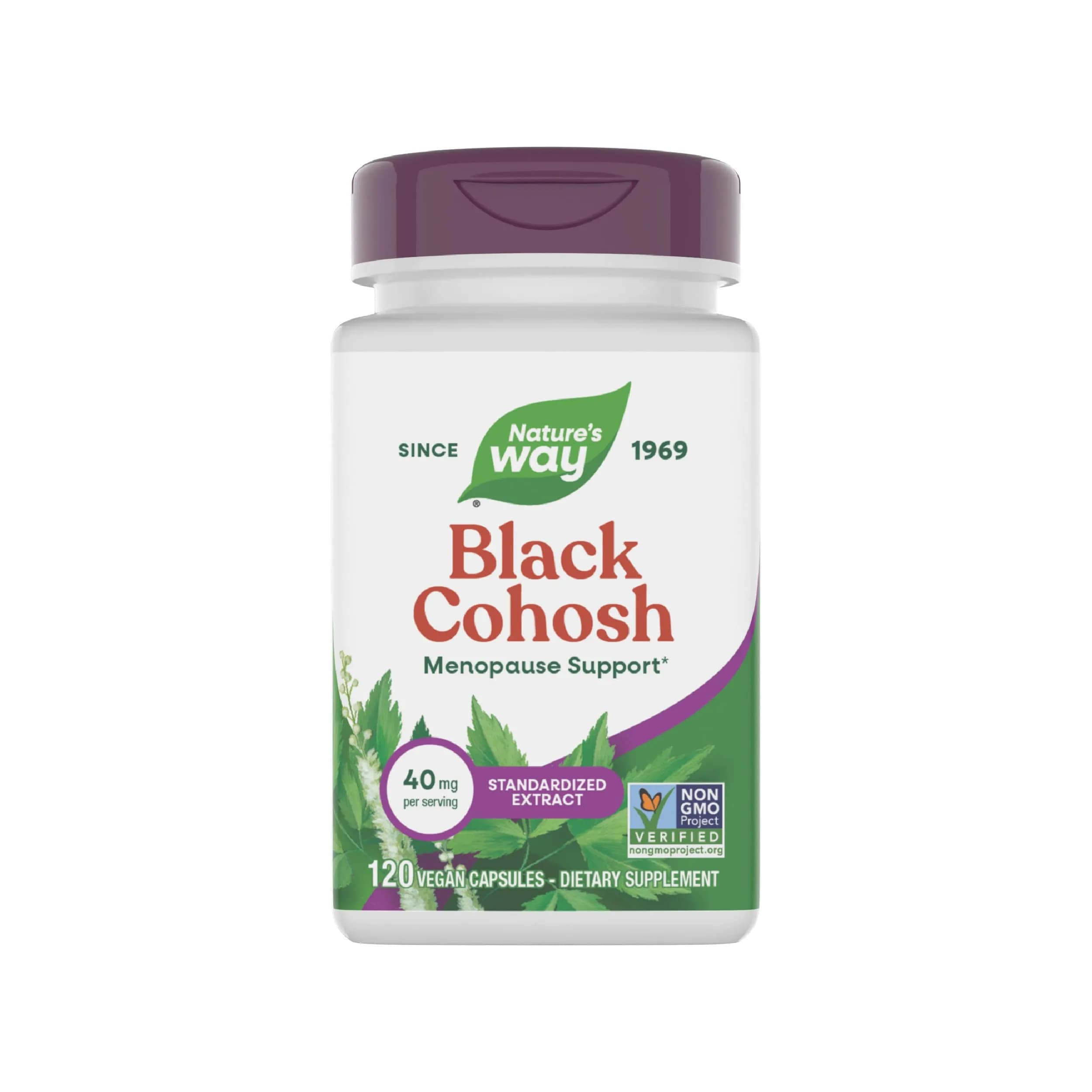 Nature's Way Black Cohosh Supplement for Women 120 Count