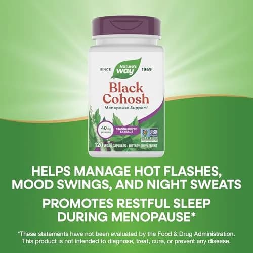 Nature's Way Black Cohosh Supplement for Women 120 Count thumbnail 4