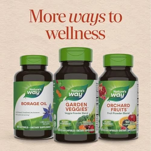 Nature's Way Garden Veggies, Vegetable Supplement, Superfood Blend, 60 ct | Plant-Based Vegetable Capsules for Daily Wellness thumbnail 7