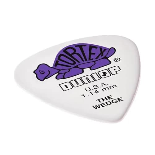 Jim Dunlop Tortex® Wedge Pick 1.14MM | Bright, Durable, USA-Made Guitar Pick thumbnail 2