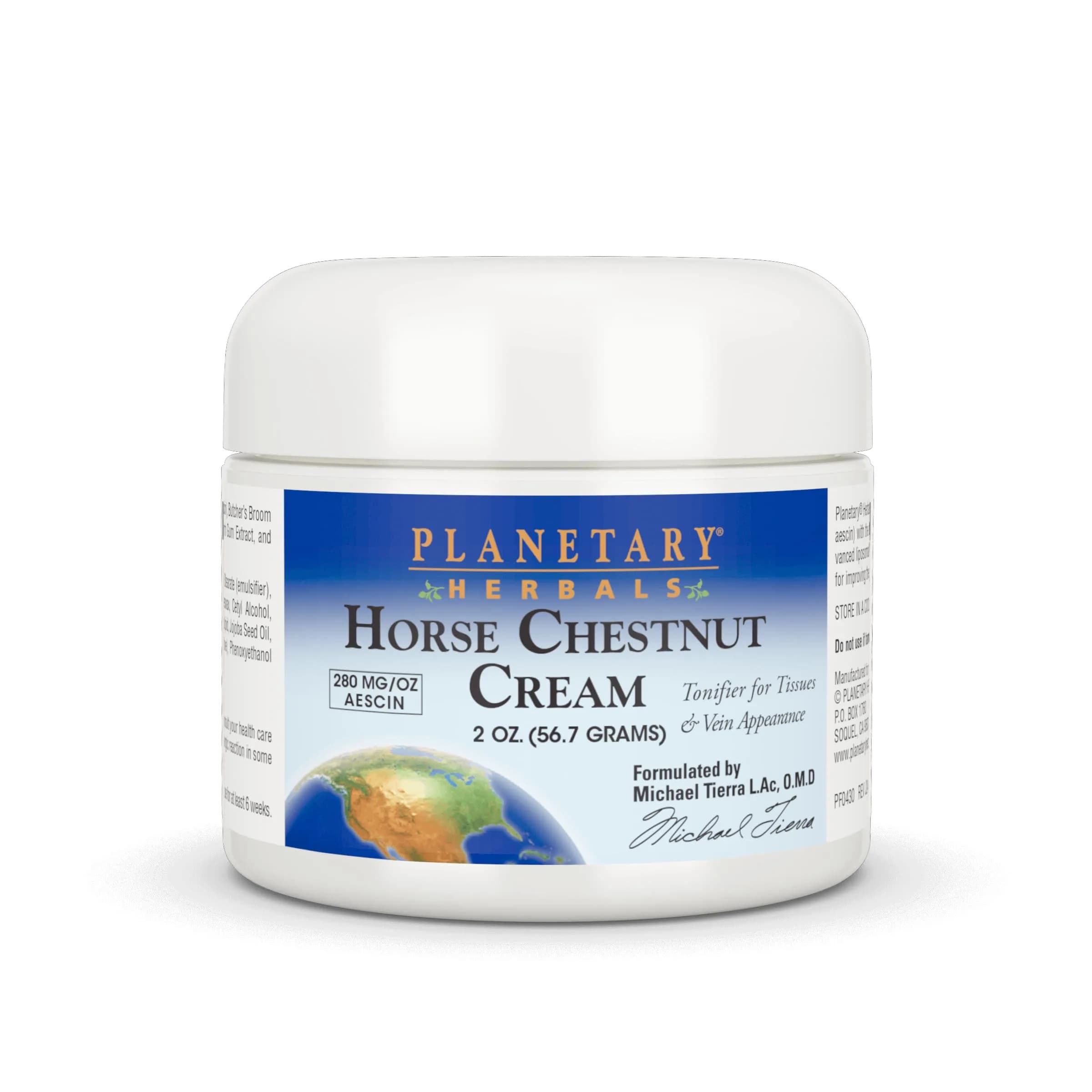 Planetary Herbals Horse Chestnut Cream 2 oz (59 ml) | Supports Vein Appearance - main product image