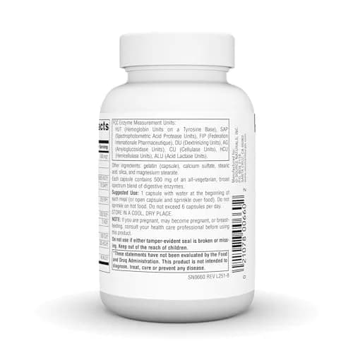 Source Naturals Daily Essential Enzymes, 500 mg | Digestive Support & Nutrient Absorption thumbnail 4