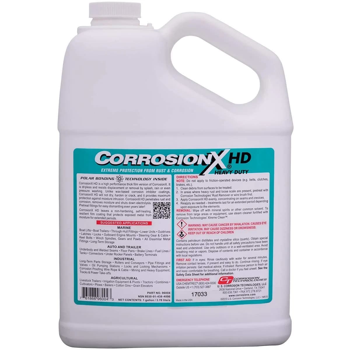 CorrosionX Heavy Duty Anti Rust 12oz | Self-Healing, Dripless, Long-Lasting Metal Protection