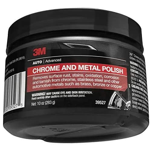 3M Chrome and Metal Polish 283g (10 oz) | Restores Shine on Wheels, Trim, Bumpers thumbnail 1