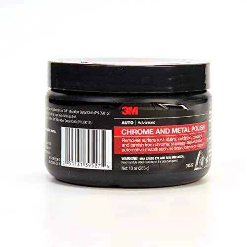3M Chrome and Metal Polish 283g (10 oz) | Restores Shine on Wheels, Trim, Bumpers thumbnail 2