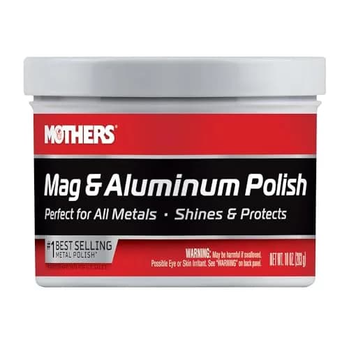 Mothers Mag & Aluminum Polish 283g (10 oz) | Brilliant Shine for Automotive Metals thumbnail 1