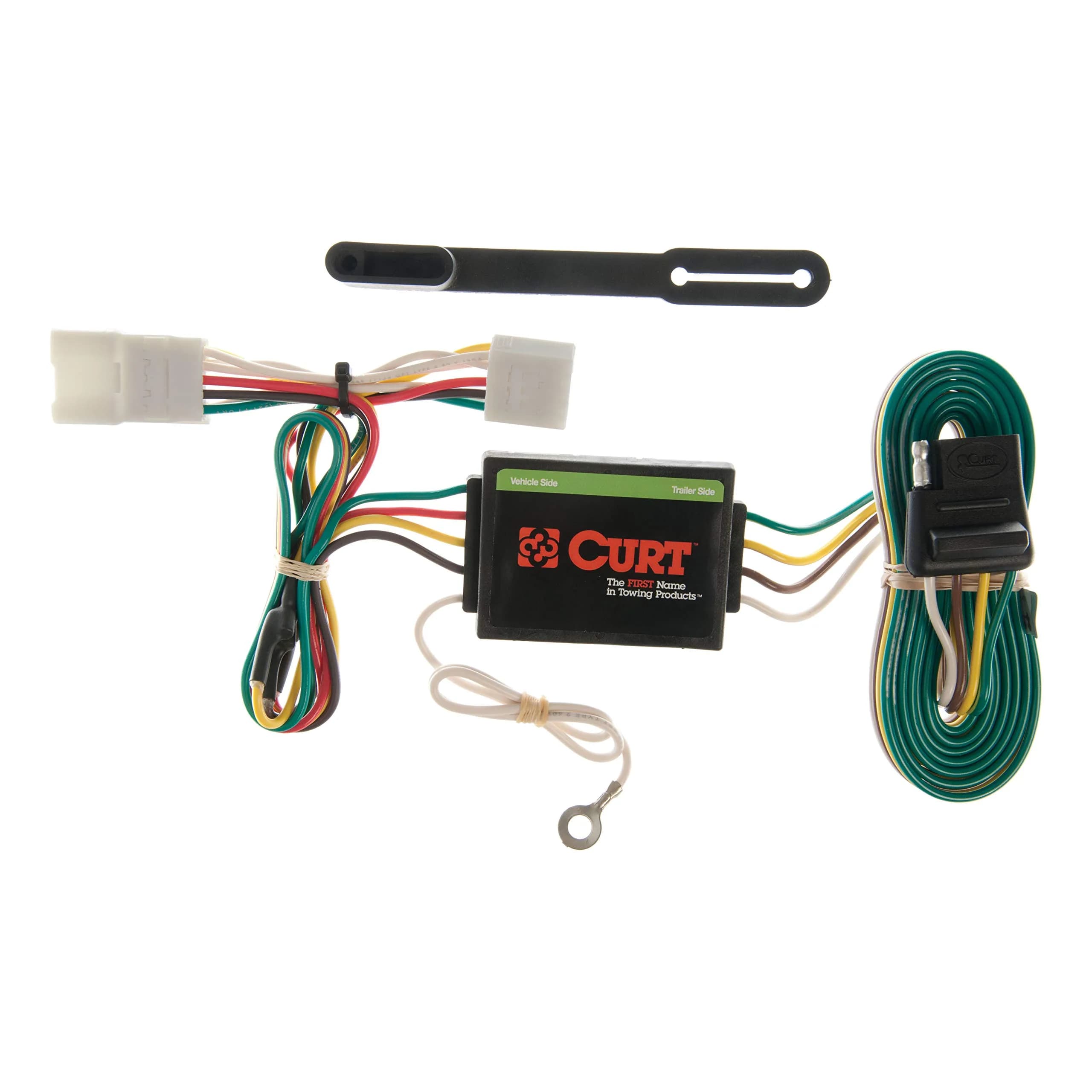 CURT Manufacturing 55354 T-Connector 4-Way Flat Plug-In 0.64 lb (0.29 kg) | Easy Plug-and-Play Trailer Wiring - main product image