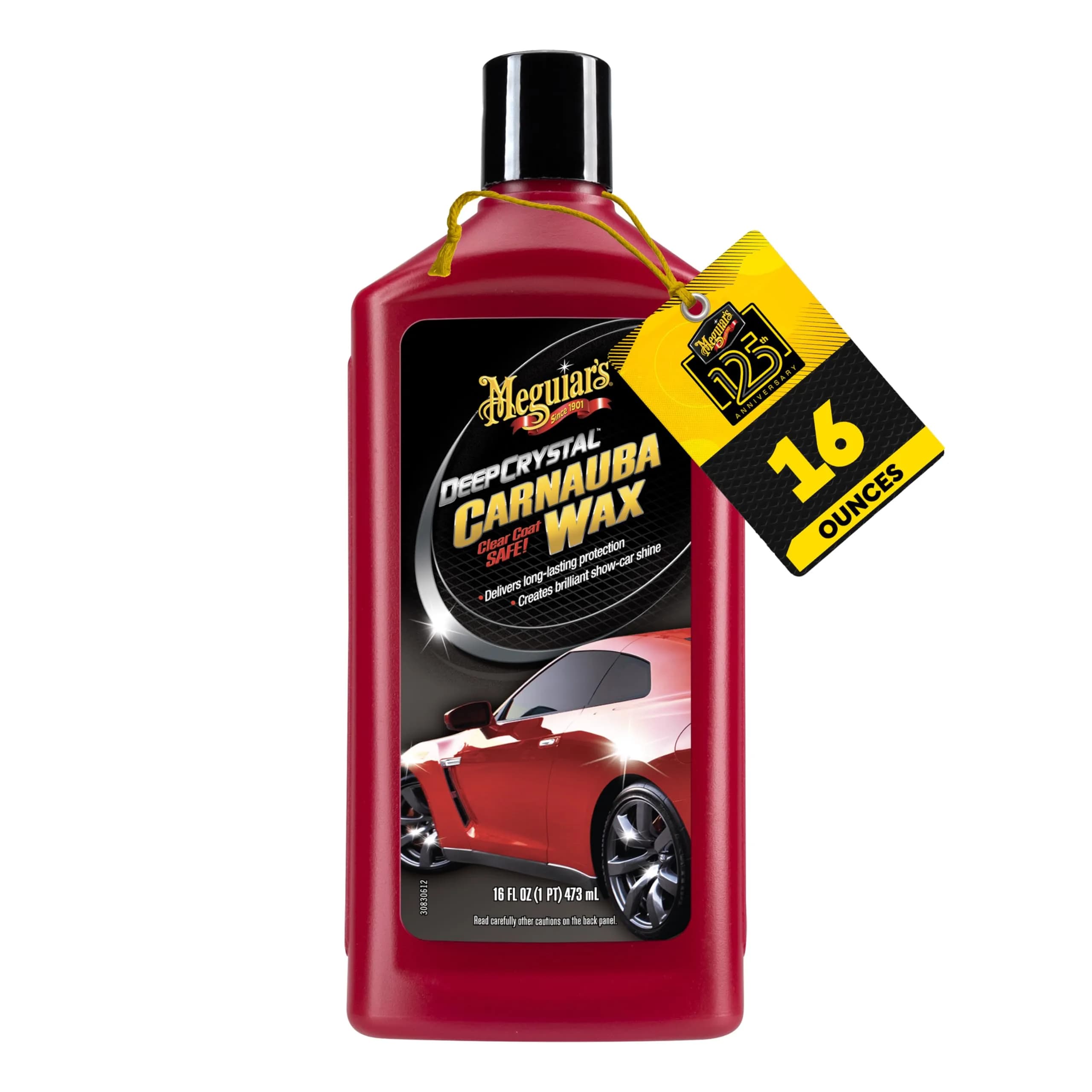 Meguiar's Deep Crystal Carnauba Wax 473ml (16 Fl Oz) | Locks in Shine & Gloss - main product image