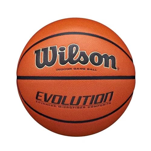 Wilson Evolution Indoor Game Basketball, Size 6 (28.5") | NFHS Approved thumbnail 1