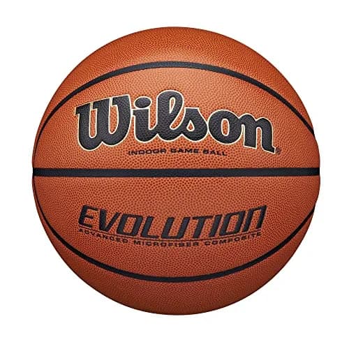 Wilson Evolution Official Size Game Basketball 29.5" (740g) | NFHS Approved Indoor Play thumbnail 1