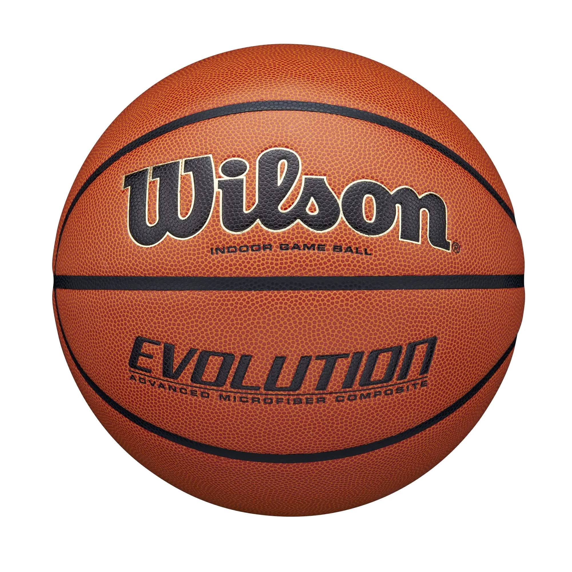 Wilson Evolution Official Size Game Basketball 29.5" (740g) | NFHS Approved Indoor Play - main product image