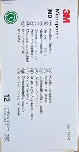 3M Medical & Surgical Micropore Surgical Tape White 1 in (2.5 cm) x 10 yd (9.14 m) | Gentle, Breathable, Hypoallergenic thumbnail 6