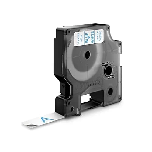 DYMO D1 Standard Labelling Tape 12mm (0.47 in) x 7m - Blue on White | Compatible with LabelManager Series thumbnail 7