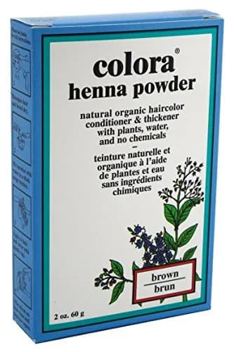 Colora Henna Powder Hair Color Brown 56g (2 Ounce) | Natural Hair Dye for Body & Bounce thumbnail 1