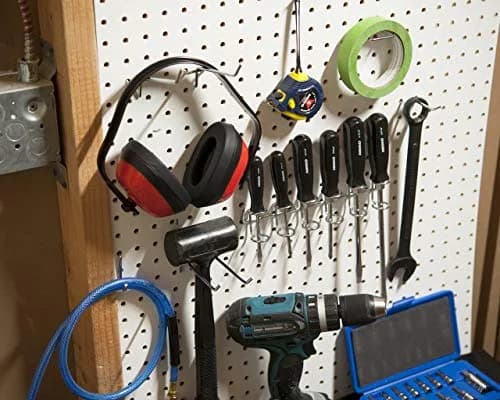 Hiltex 50-Piece Heavy Duty Pegboard Hook Assortment Set | Organize Tools, Garage, Workshops thumbnail 6