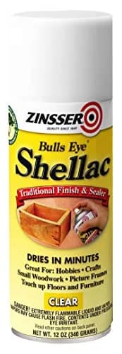 Zinsser Bulls Eye Shellac Spray Clear 355ml (12oz) | Blocks Odors & Seals Surfaces thumbnail 1