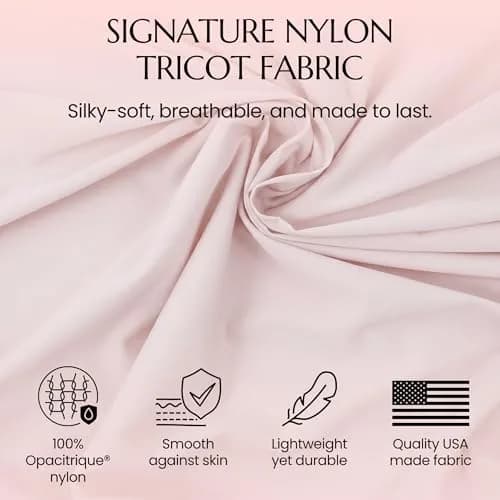 Shadowline Women's Petals 3/4 Sleeve Button Front Robe, Pink, Small | Floral Embroidered Nightgown for Women thumbnail 4