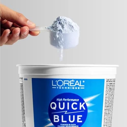 L'OREAL TECHNIQUE Quick Blue High Performance Powder Lightener 16oz | No Drip, Fast & Bright Results thumbnail 4