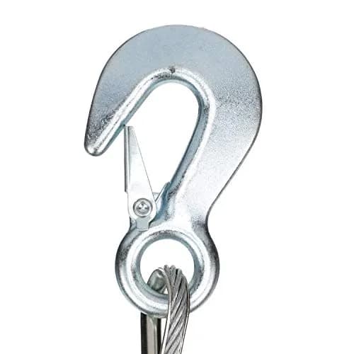 Seachoice Steel Winch Cable w/Safety Hook, 3/16 in. (4.76mm) x 25 ft. (7.62m), 4000-Lb. Tensile Strength | Heavy-Duty Marine Cable thumbnail 4