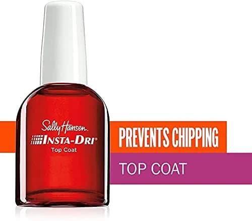 Sally Hansen Insta-Dri® Clear Top Coat 13.3ml (0.45 Fl Oz) | Quick Dry, Long-Lasting Shine thumbnail 5