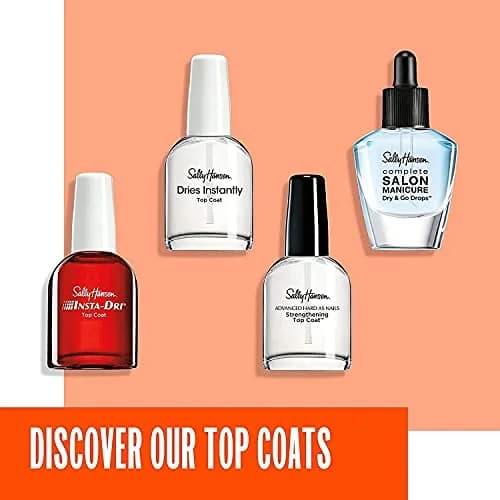 Sally Hansen Insta-Dri® Clear Top Coat 13.3ml (0.45 Fl Oz) | Quick Dry, Long-Lasting Shine thumbnail 6