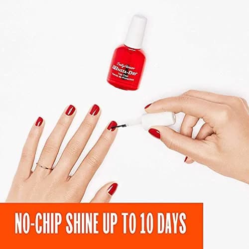 Sally Hansen Insta-Dri® Clear Top Coat 13.3ml (0.45 Fl Oz) | Quick Dry, Long-Lasting Shine thumbnail 2