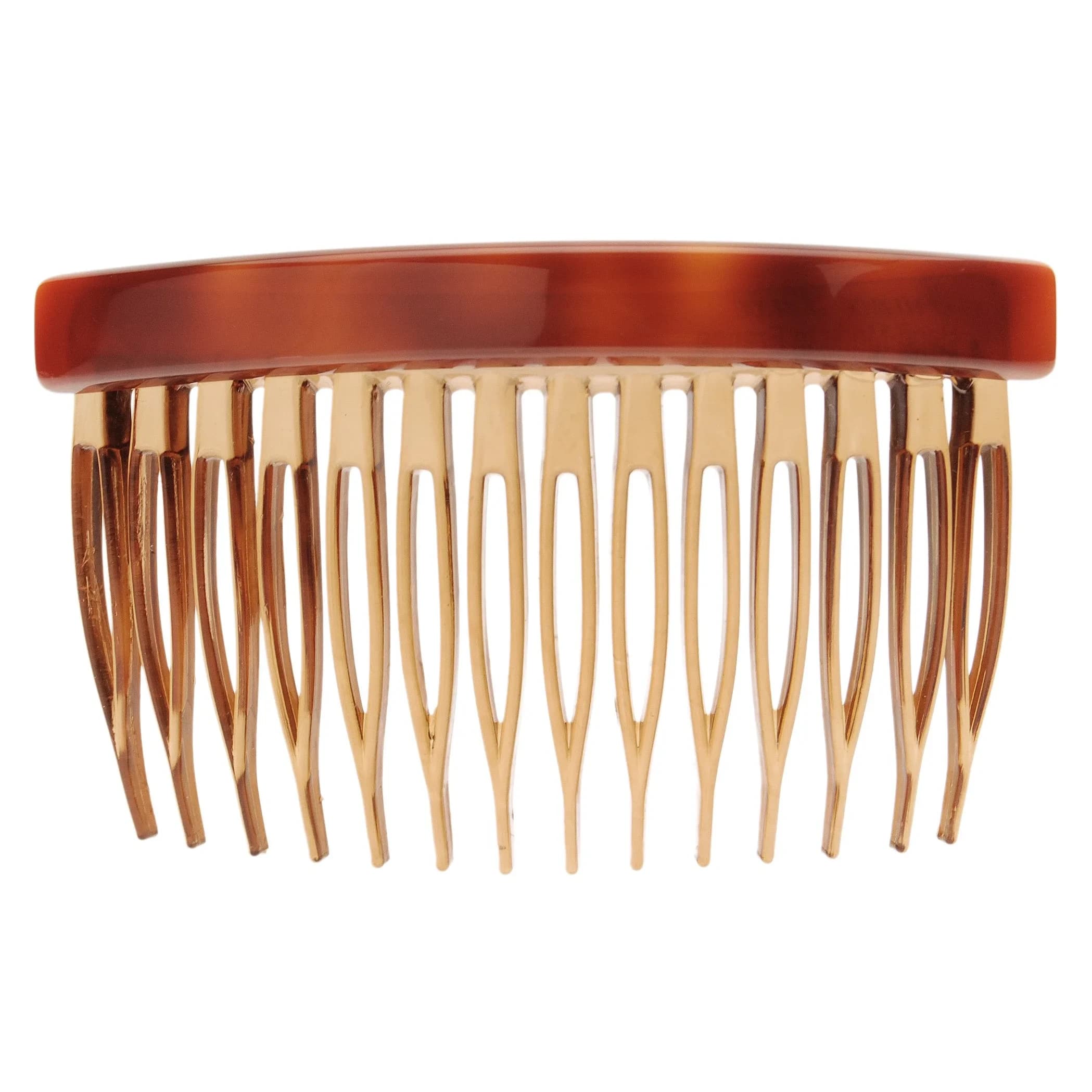 France Luxe Basic Side Comb for Women, Tokyo | Handcrafted Cellulose Acetate Hair Comb — Tortoise
