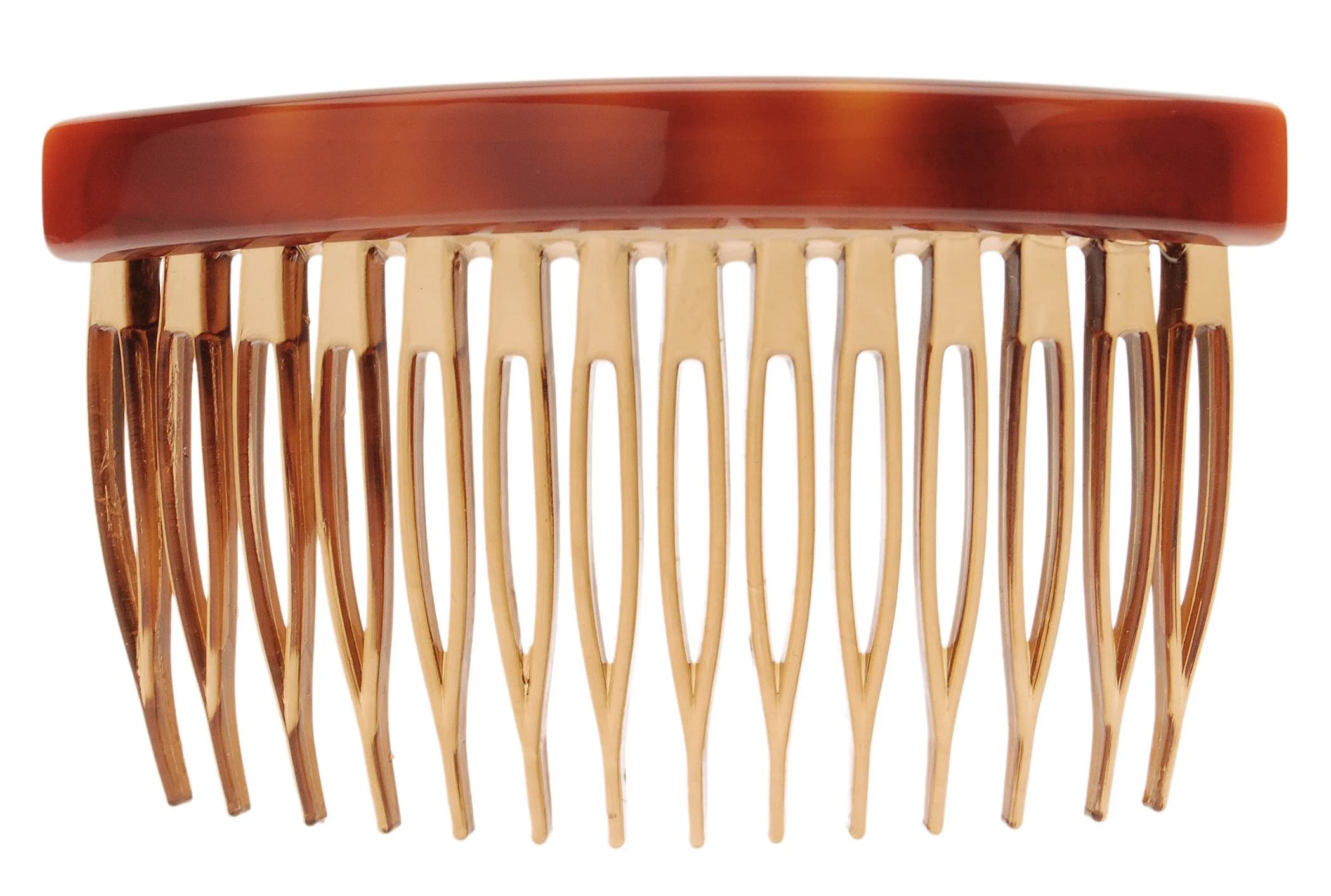 France Luxe Basic Side Comb Tortoise | Handcrafted in France for Secure Styling — Tortoise