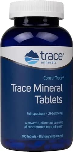 Trace Minerals ConcenTrace Ionic Trace Mineral Tablets, 300 Tablets | Supports Energy & Digestion thumbnail 4