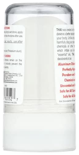 Deodorant Stones of America Unscented Crystal Deodorant Stick 120ml (4.25 OZ) | Natural Odor Protection thumbnail 2
