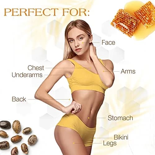 GIGI Dark Honee Soft Wax for Hair Removal 400g (14 oz) | Removes Thick to Coarse Hair thumbnail 5