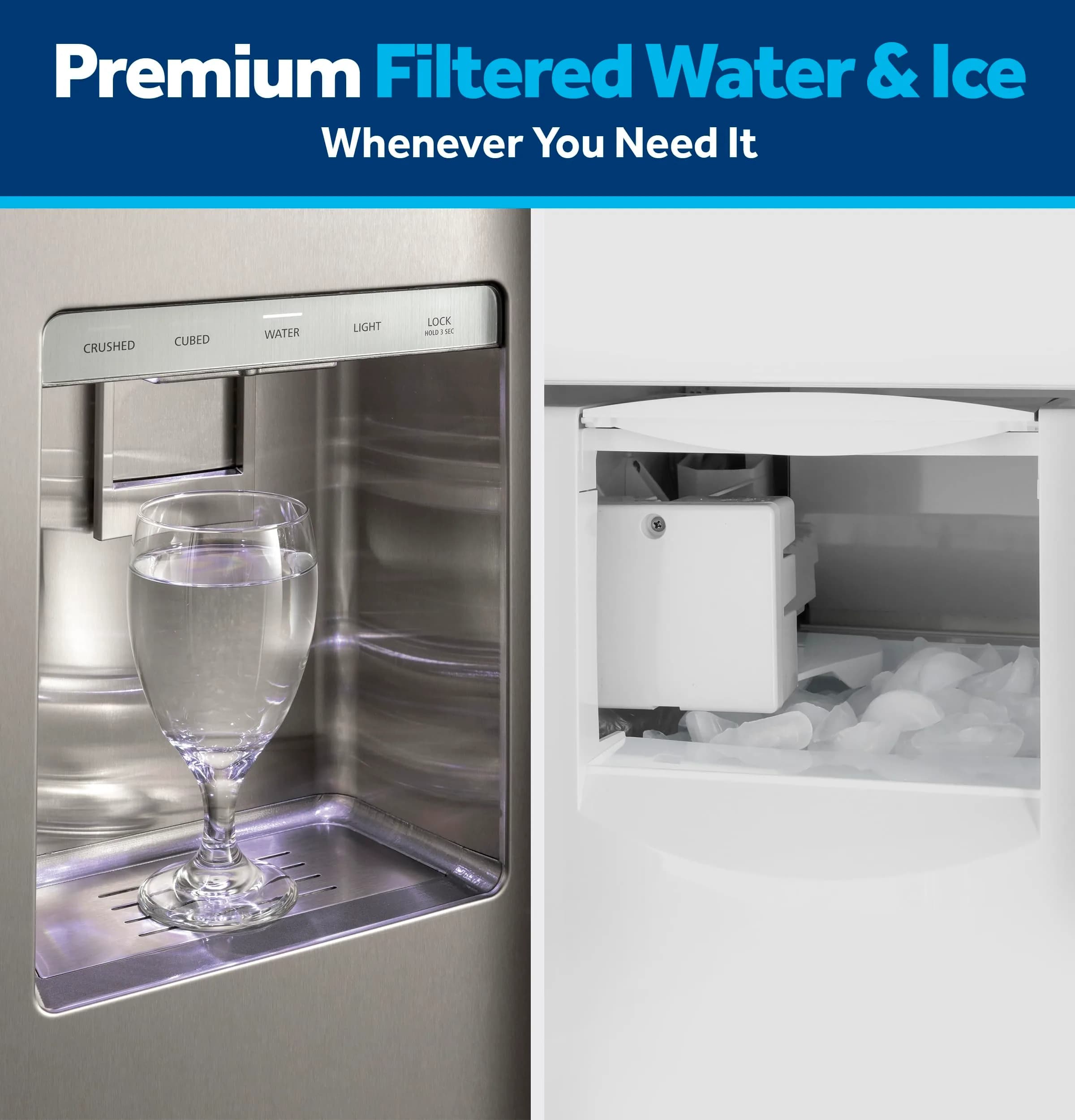 GE MWF Refrigerator Water Filter (1-Pack) — Certified to Reduce Lead, Sulfur, and 50+ Impurities thumbnail 4