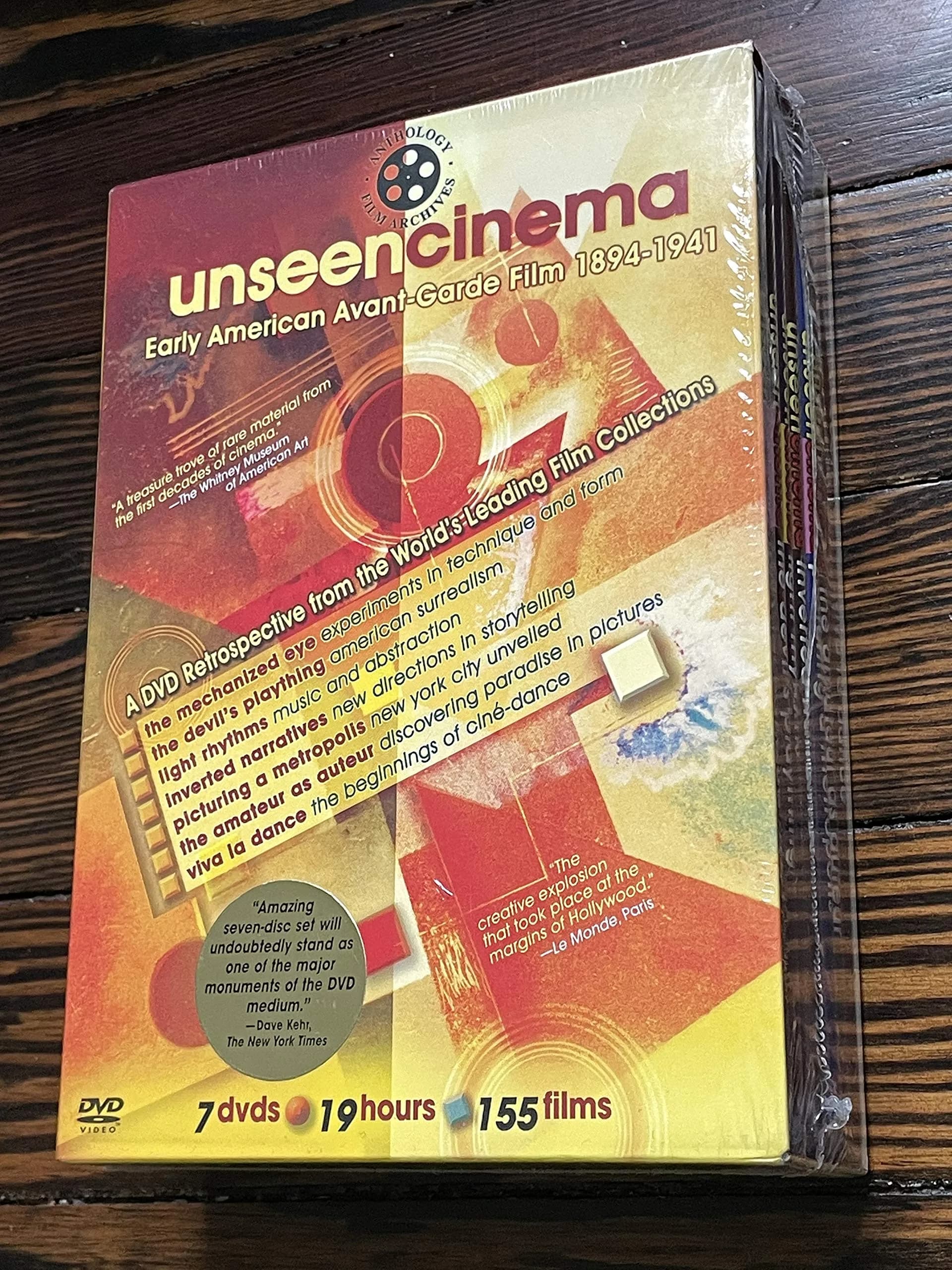 Image Entertainment Unseen Cinema - Early American Avant Garde Film 1894-1941 | Experimental Film Collection - main product image