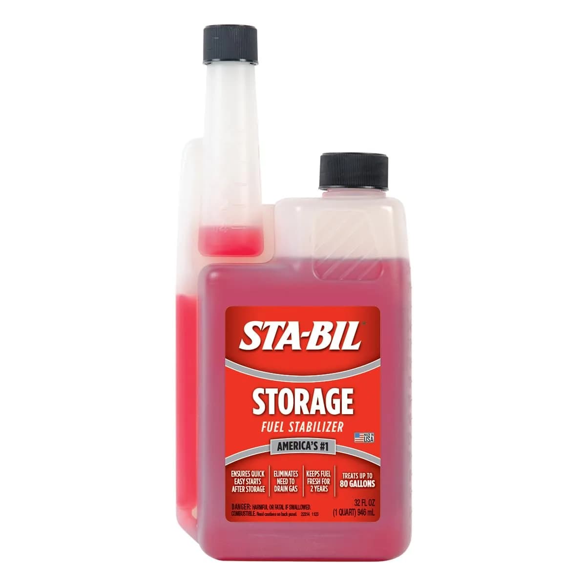 STA-BIL Storage Fuel Stabilizer - 16 fl oz (473 ml) | Keeps Fuel Fresh for 24 Months — 32 fl oz