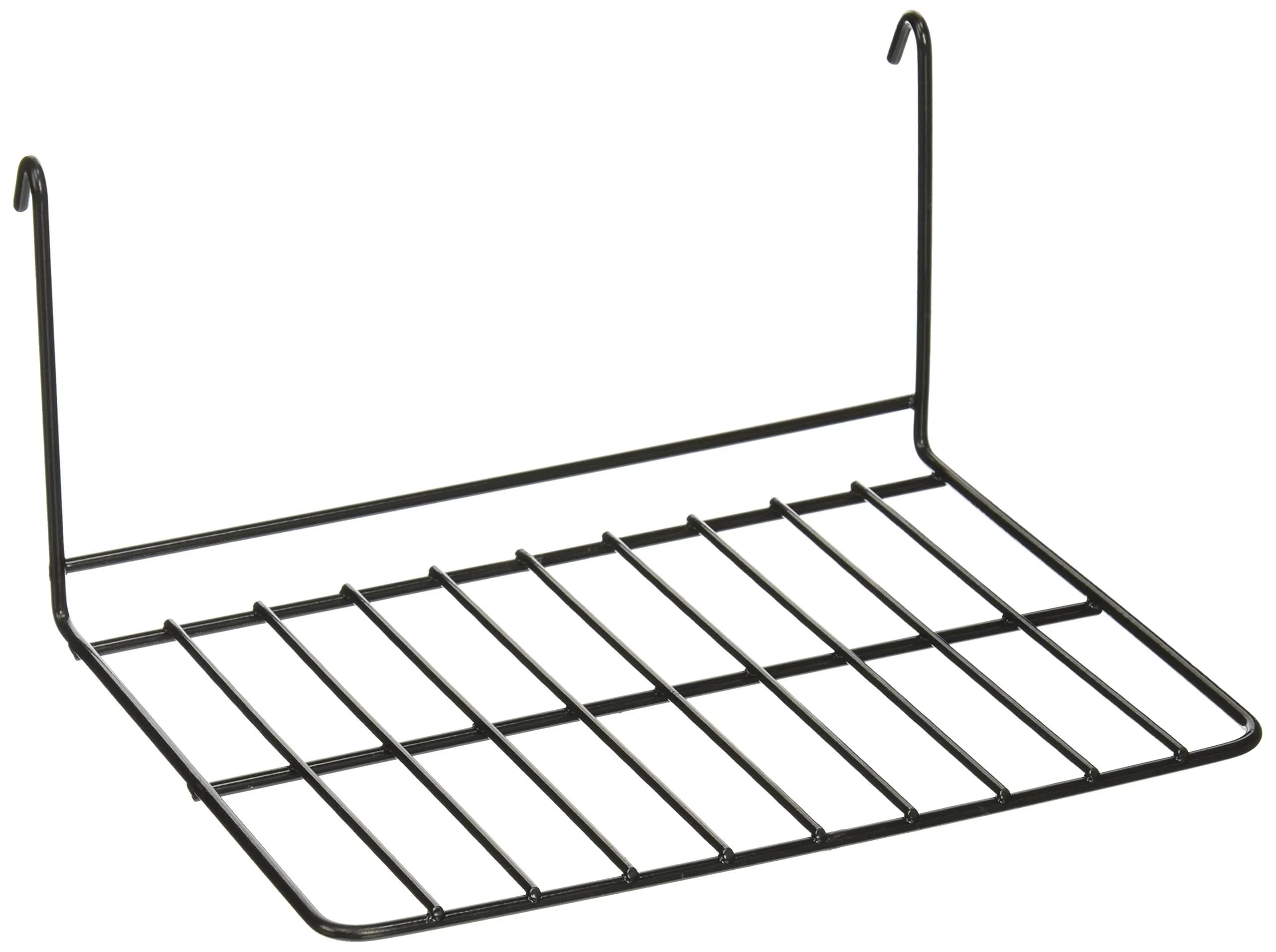 Prevue Pet Products Black Wire Birdcage Sundeck Platform 8" | Easy to Install & Clean - main product image
