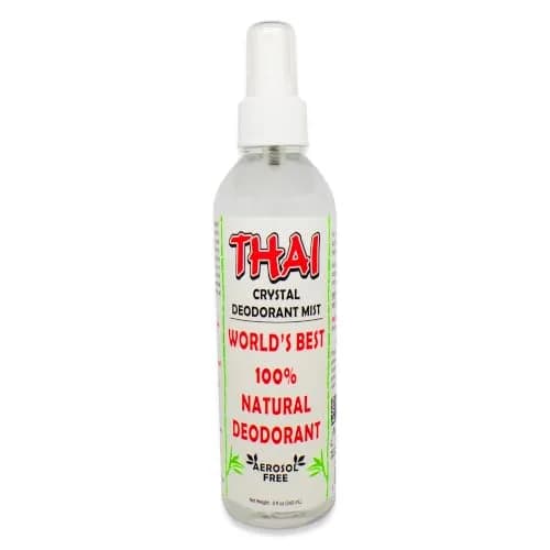 Thai Deodorant Stone Natural Crystal Mist Spray 8oz | 24hr Hypoallergenic Odor Control thumbnail 1