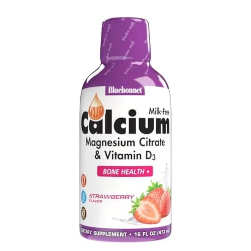 BlueBonnet Liquid Calcium Citrate 16 fl oz | Bone Support with Vitamin D3 (70-120 chars) thumbnail 1
