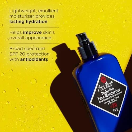 Jack Black Double Duty Face Moisturizer SPF 20 Sunscreen 250ml (8.5 Fl Oz) | Broad Spectrum UVA/UVB Protection thumbnail 3