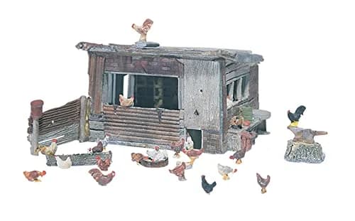 Woodland Scenics HO Chicken Coop D215 | Model Train Scenery Detail thumbnail 1