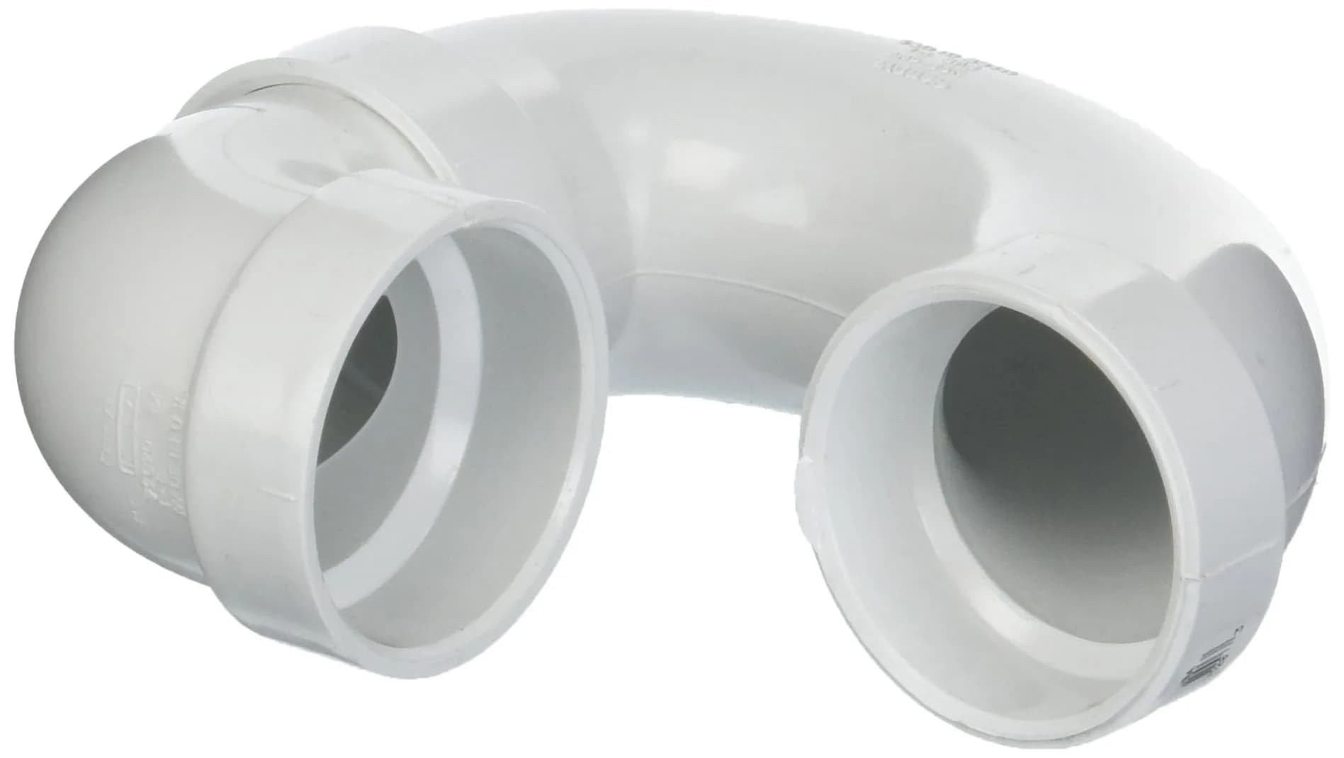 Genova 2 Inch Schedule 40 PVC P-Trap Pipe Fitting | NPT Connector - main product image