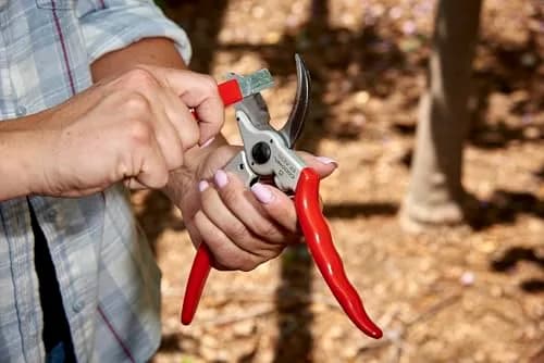 Corona Tools Handheld Garden Tool Sharpener – Blade Sharpener for Pruning Shears, Loppers, Hedge Clippers & More (1-Pack, Red) thumbnail 2