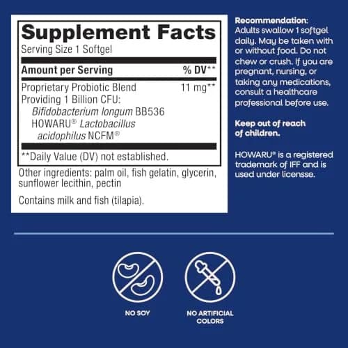 Nature's Way Probiotic Pearls Acidophilus Softgels 90 Count | Supports Digestive Balance & Immune Health thumbnail 5