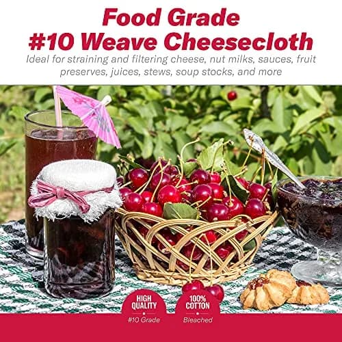 GoodCook Cheesecloth 100% Cotton, 2 sq yards | Food Grade, Bleached & Oven Safe thumbnail 3