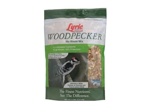 Lyric Woodpecker Wild Bird Seed Mix 2.27 kg (5 lb) | No-Waste Fruit & Nut Blend for All Wild Birds thumbnail 2