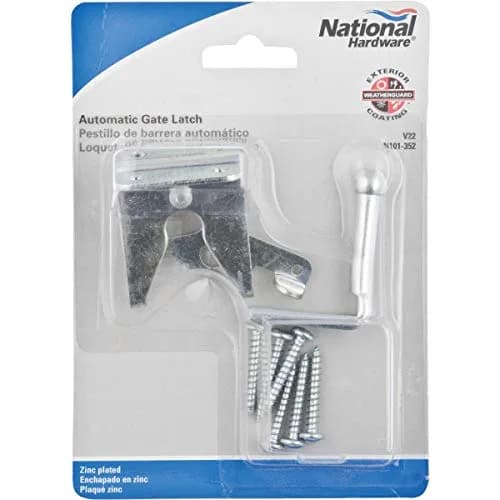 National Hardware Automatic Gate Latch 1 Pack | Rust-Resistant Steel for Out-swing Gates thumbnail 2
