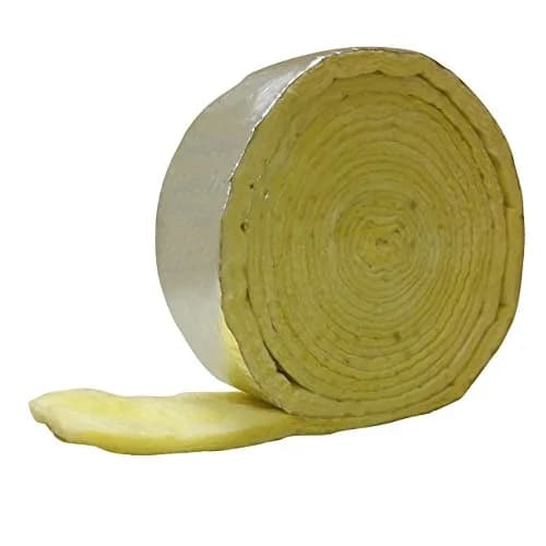 Frost King Foil Backed Fiberglass Pipe Wrap Insulation 3"x1"x25' | Reduces Heat Loss & Pipe Sweating thumbnail 1