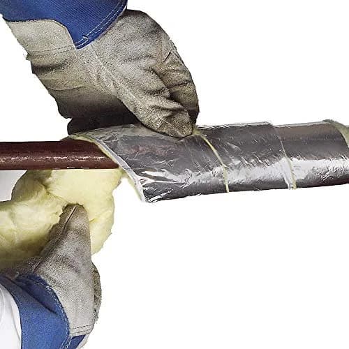 Frost King Foil Backed Fiberglass Pipe Wrap Insulation 3"x1"x25' | Reduces Heat Loss & Pipe Sweating thumbnail 3