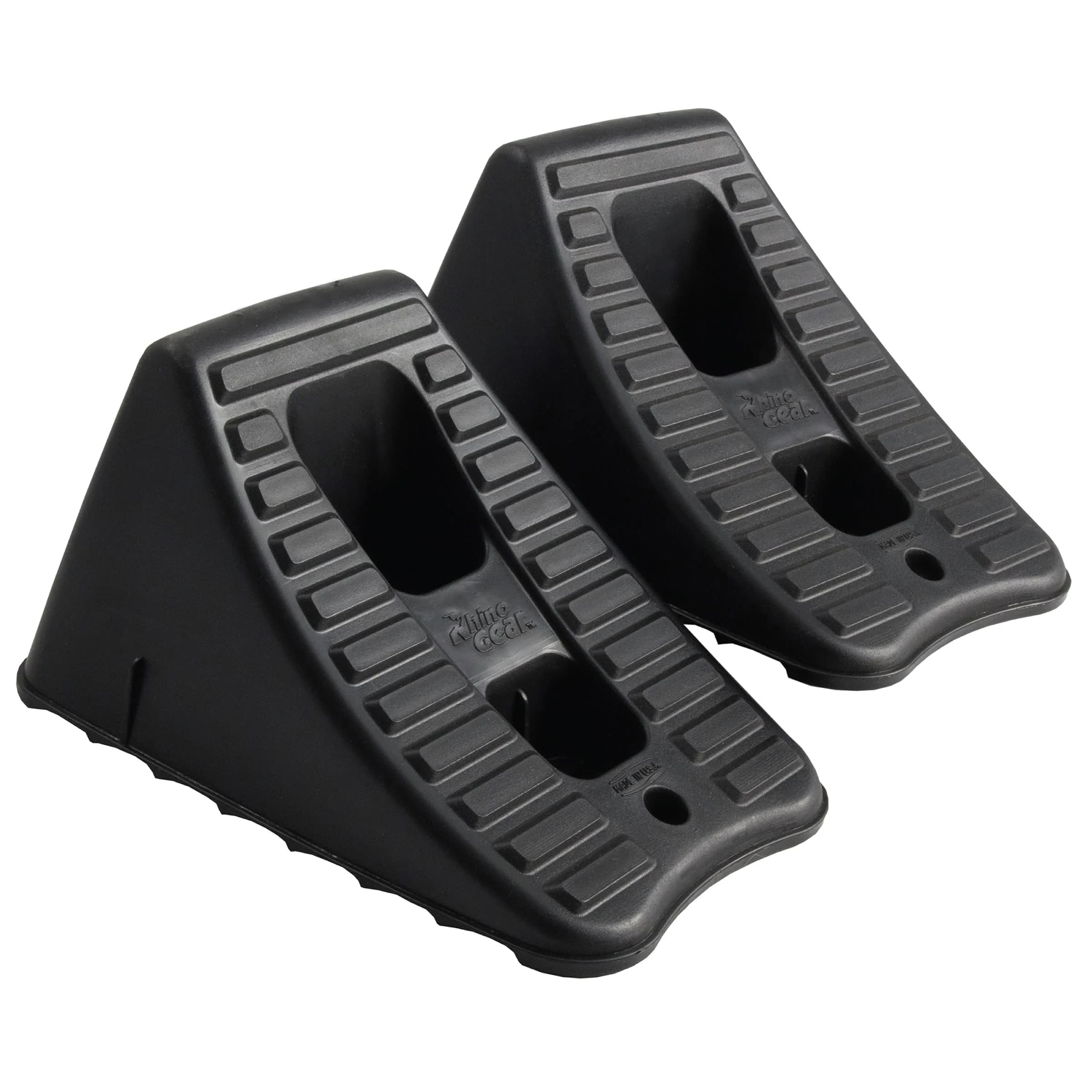 FloTool Heavy Duty Wheel Chock Set | 0.2 kg (0.44 lb) Each | Secure Vehicle Immobilization - main product image
